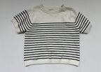 moon & madison Tops Medium Cream and Black Knitted fabric/Cotton/Acrylic