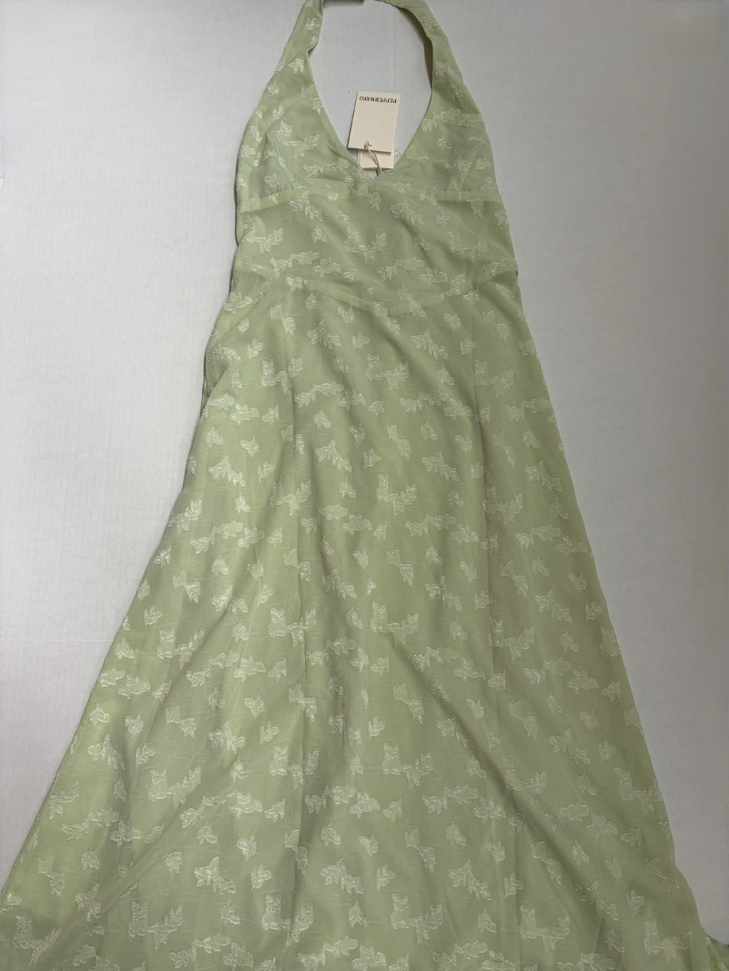 Peppermayo Dress Extra Large Sage green Polyester/Spandex (shell, lining)