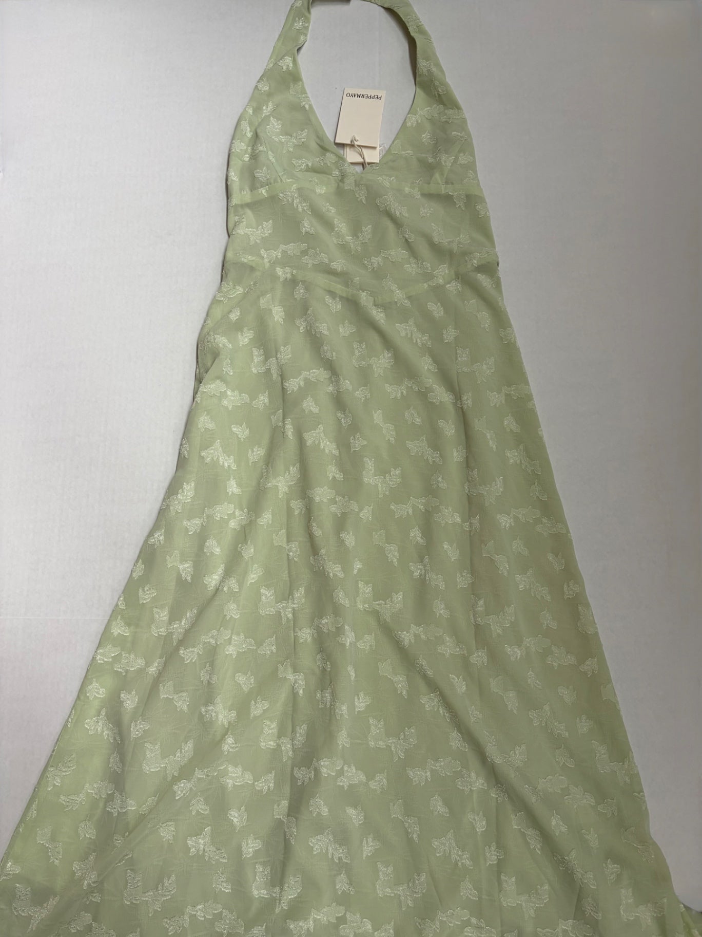 Peppermayo Dress Extra Large Sage green Polyester/Spandex (shell, lining)