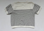 moon & madison Tops Medium Cream and Black Knitted fabric/Cotton/Acrylic