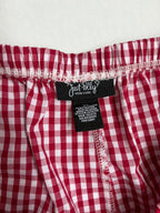 Just Polly Pants Extra Large Red and White Cotton, Polyester