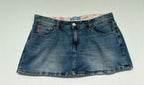 Aeropostale Skirts/Skorts Large Blue Denim and Cotton