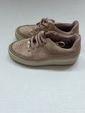Nike Shoes 7 Beige Pink Suede, synthetic fabric