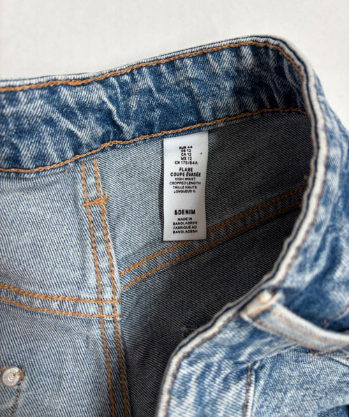 & Denim Jeans 12 Blue Denim/Cotton/Elastane