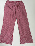 Just Polly Pants Extra Large Red and White Cotton, Polyester
