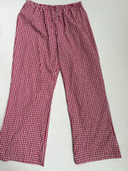 Just Polly Pants Extra Large Red and White Cotton, Polyester