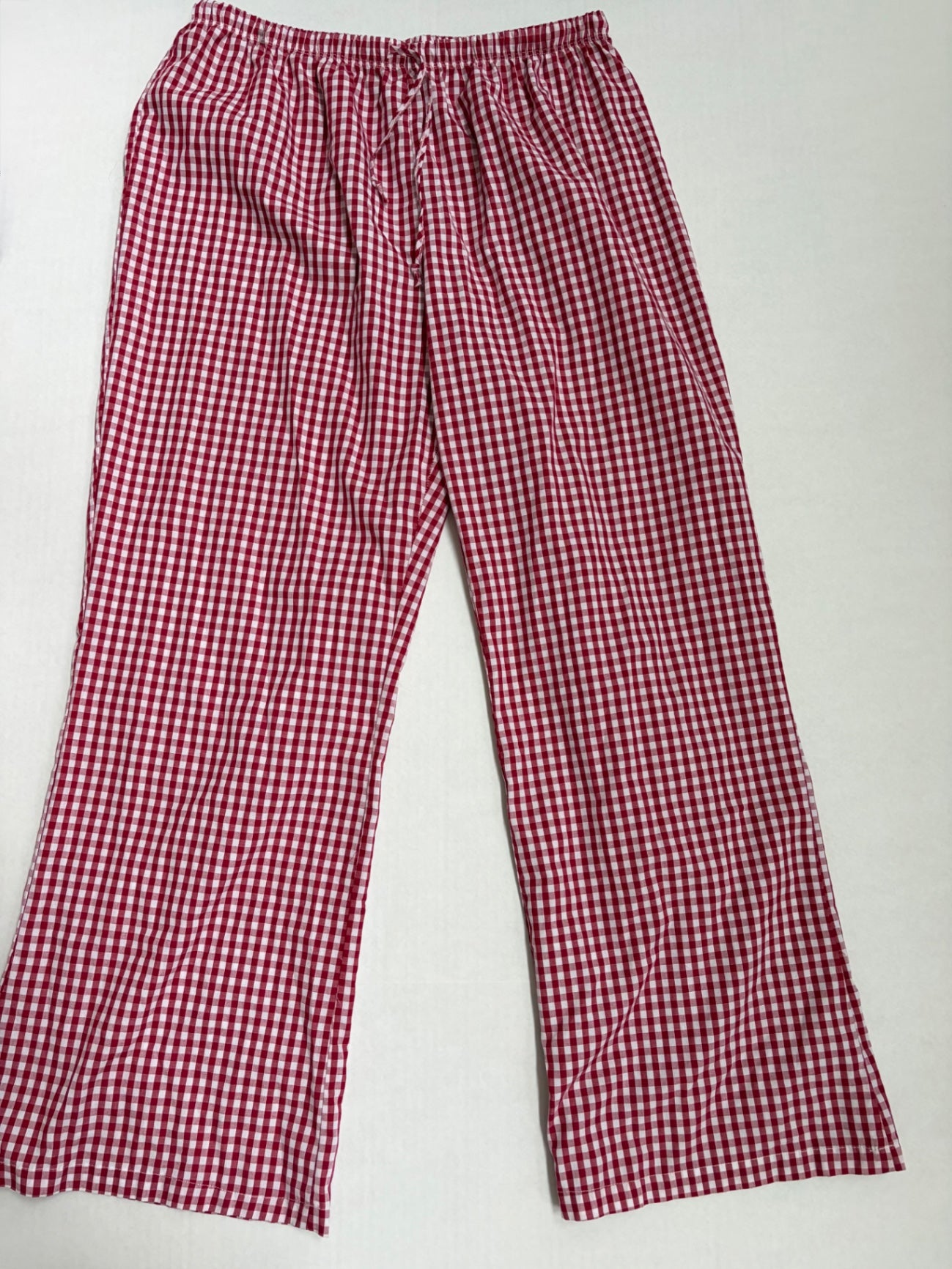 Just Polly Pants Extra Large Red and White Cotton, Polyester