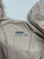 Aerie Tops Extra Small Beige Nylon, Elastane