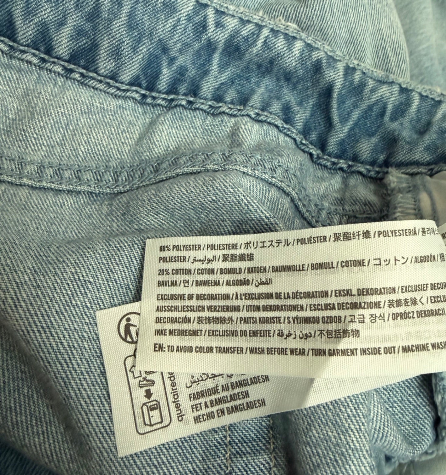 Hollister Jeans W29 Light blue Denim/Cotton/Polyester