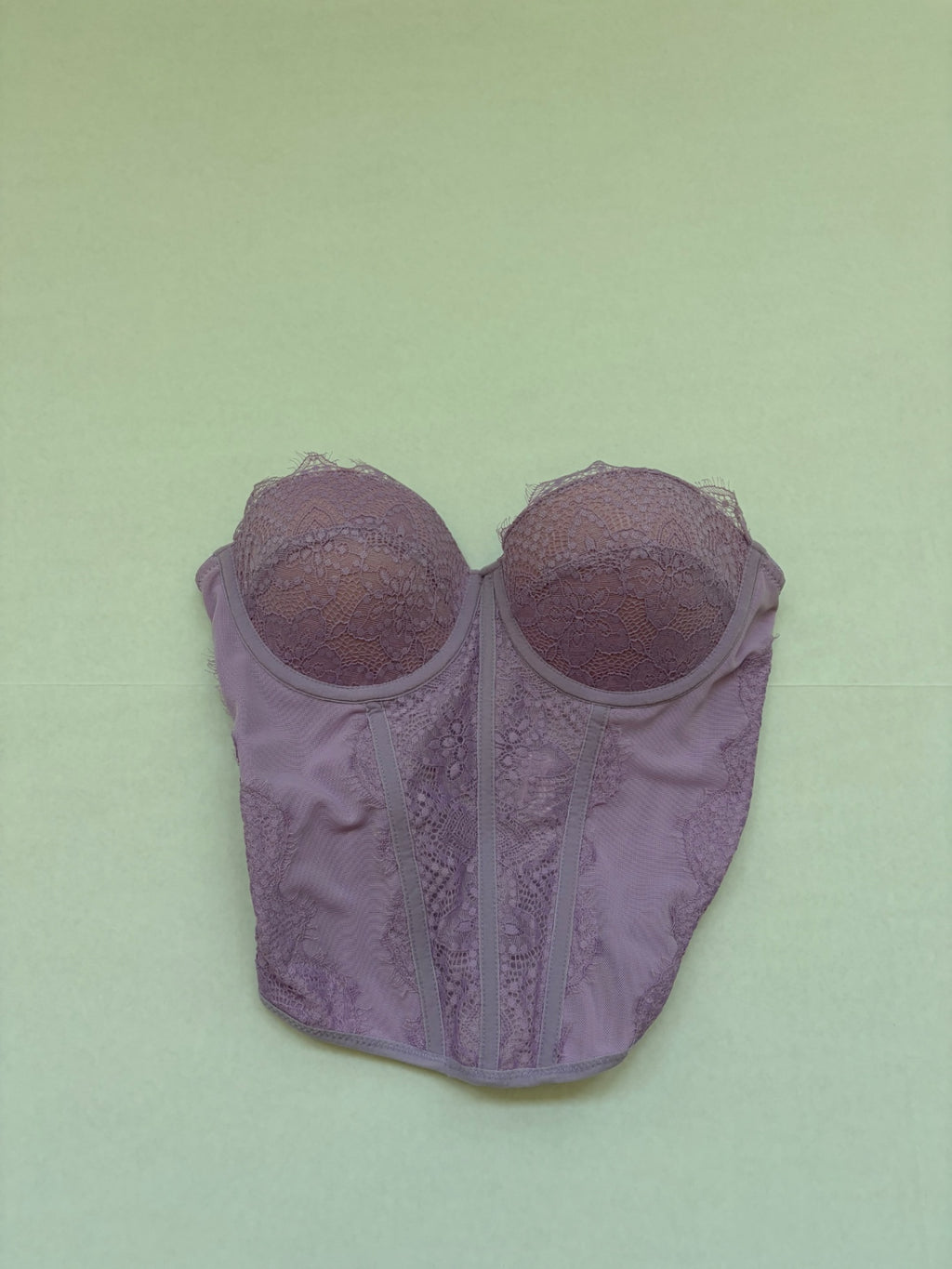 Reoria Tops Extra Small Lavender Polyester, Lace, Elastane
