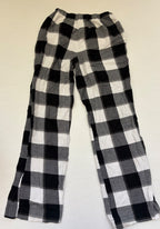 Stars Above Pajamas Small Black, White, Gray Cotton flannel