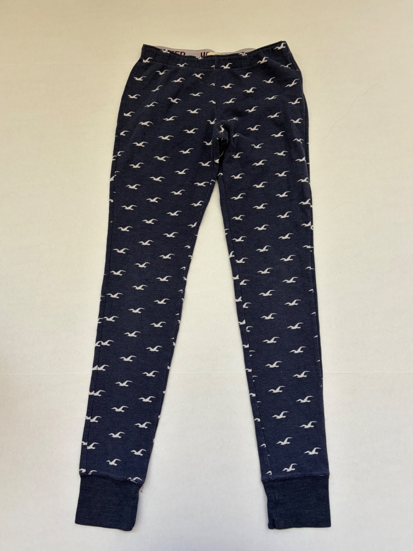 Hollister Pajamas Extra Small Navy blue Cotton/Polyester/Elastane