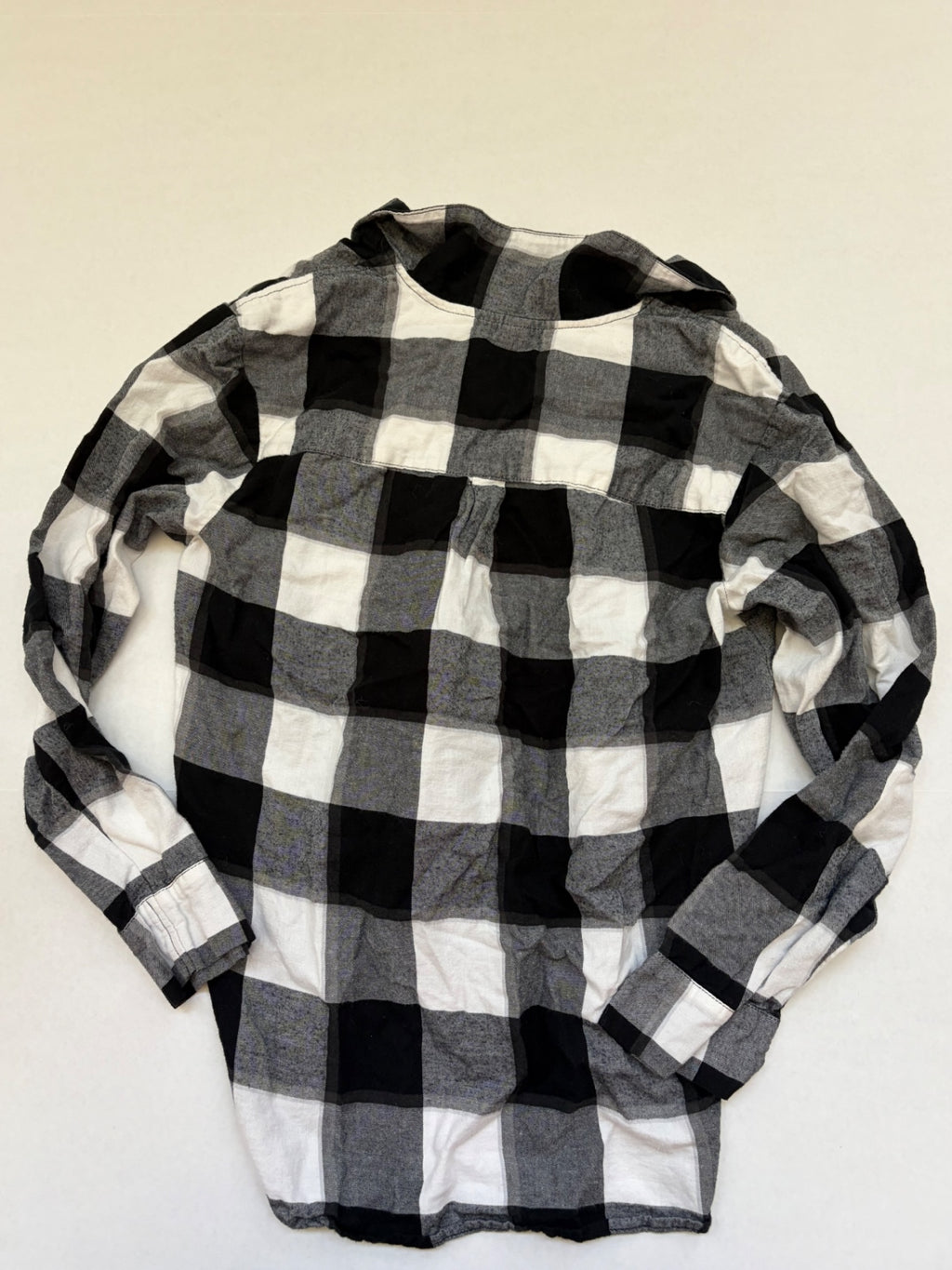 Stars Above Pajamas Small Black, White, Gray Cotton, Flannel
