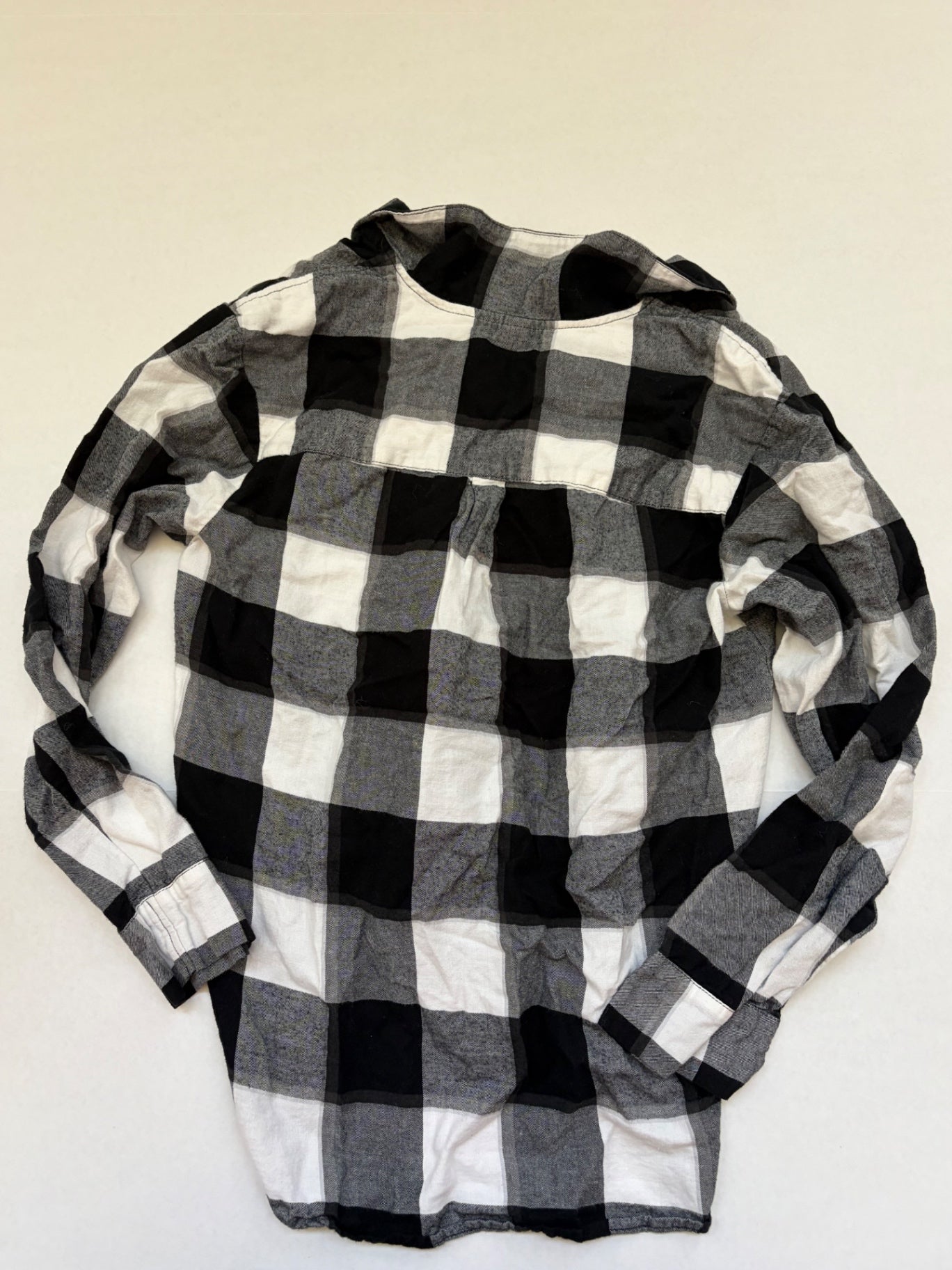 Stars Above Pajamas Small Black, White, Gray Cotton, Flannel