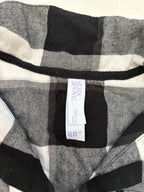 Stars Above Pajamas Small Black, White, Gray Cotton, Flannel