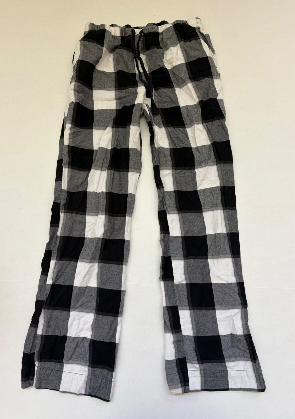 Stars Above Pajamas Small Black, White, Gray Cotton flannel