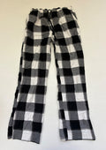 Stars Above Pajamas Small Black, White, Gray Cotton flannel