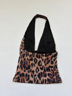 WHITE FOX Tops Extra Extra Small Leopard print (brown, black, tan) Polyester, Spandex, Nylon