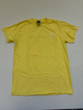 Gildan Tops Small Yellow Heavy Cotton