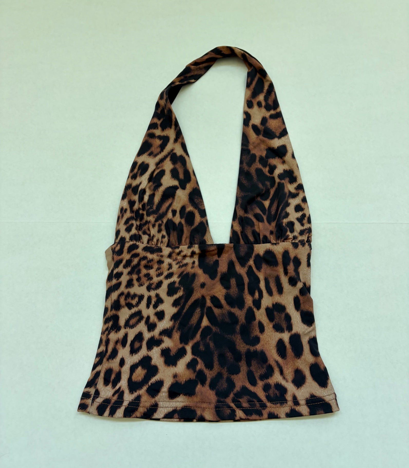 WHITE FOX Tops Extra Extra Small Leopard print (brown, black, tan) Polyester, Spandex, Nylon