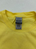 Gildan Tops Small Yellow Heavy Cotton