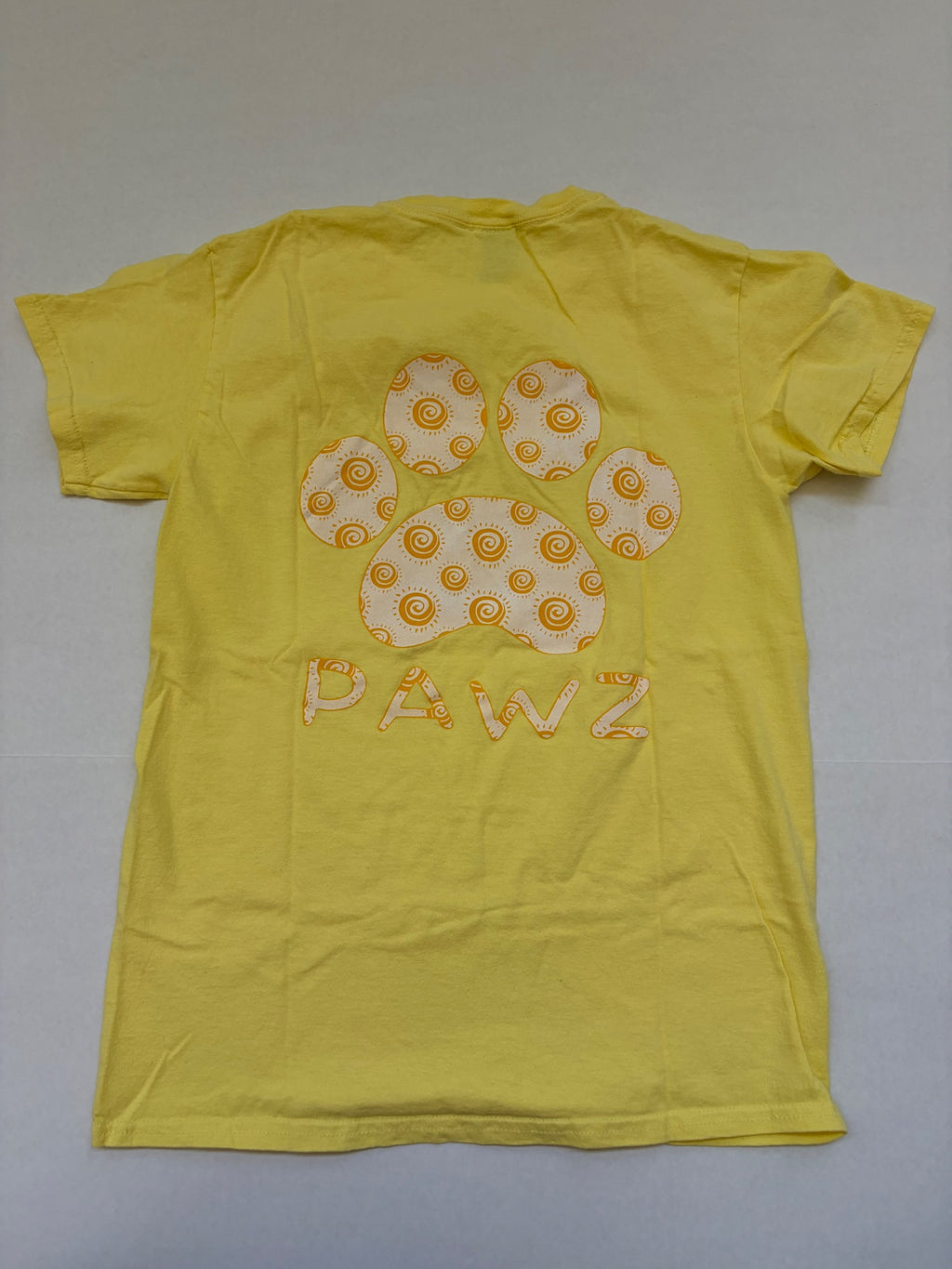 Gildan Tops Small Yellow Heavy Cotton