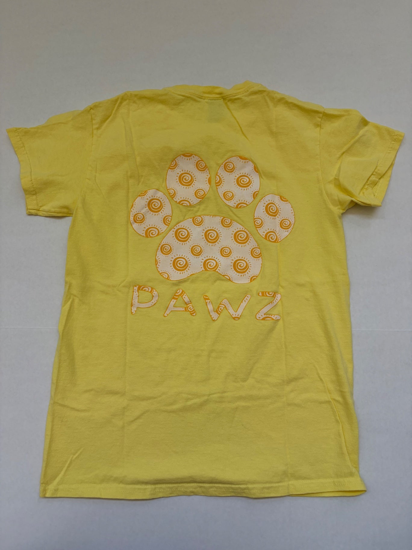 Gildan Tops Small Yellow Heavy Cotton
