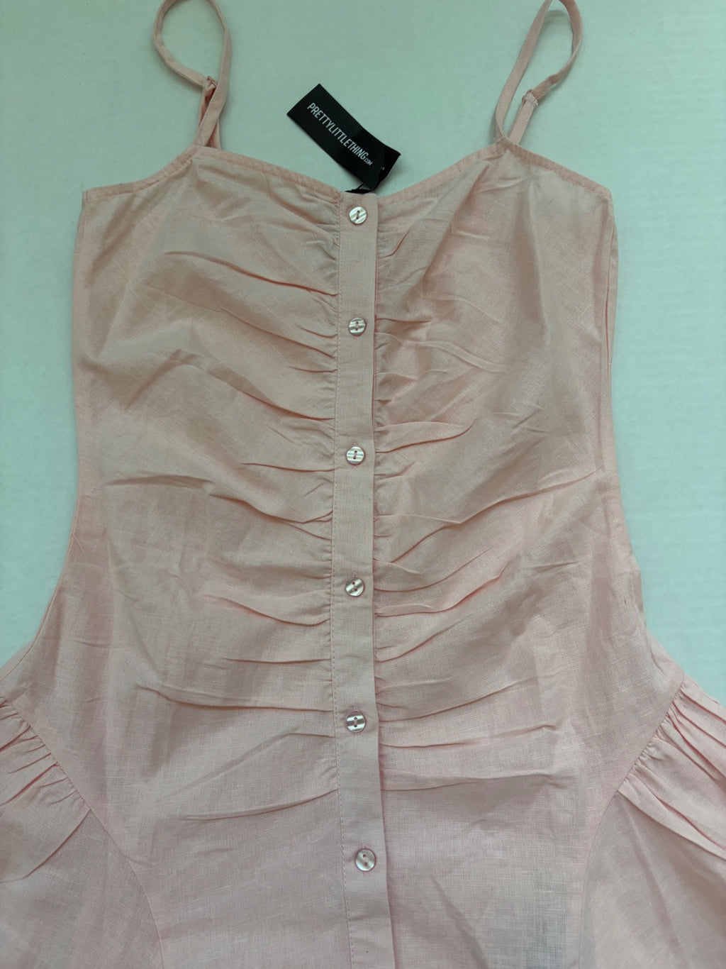 Pretty Little Thing Dresses/Rompers 0 Pink Linen, Cotton