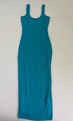 Fashion Nova Dresses/Rompers Extra Small Turquoise Rayon and Spandex