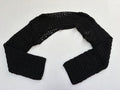 COTTON CANDY LA Sweater Small Black Crochet Yarn, Polyester