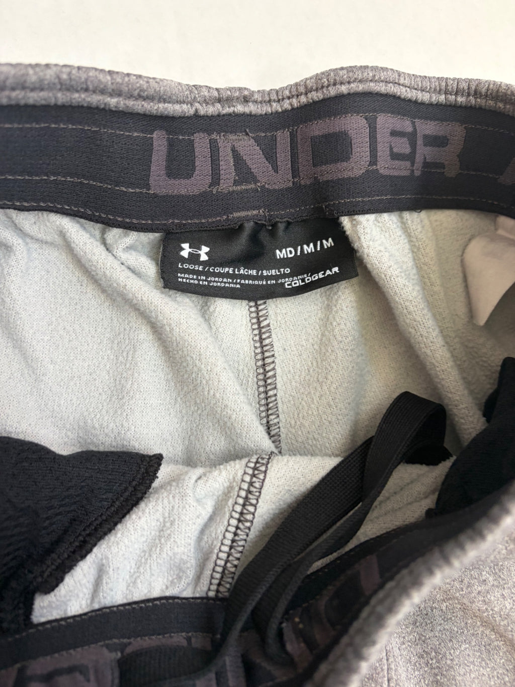 Under Armour Pants Medium Gray Polyester