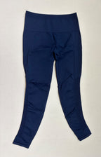 Fabletics Leggings Extra Small Navy blue Synthetic, mesh panels