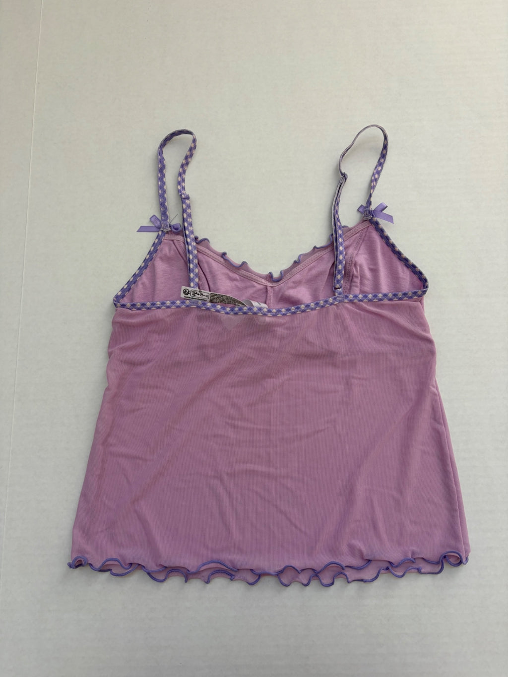 Out From Under Tops Medium Purple Mesh, Nylon, Elastane