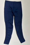 Fabletics Leggings Extra Small Navy blue Synthetic, mesh panels