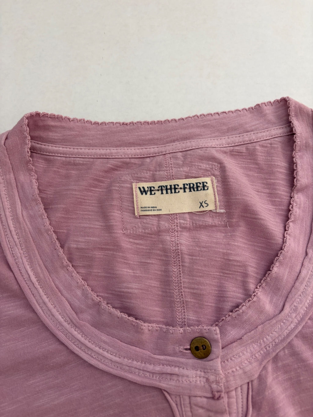 WE THE FREE Tops Extra Small Pink Cotton