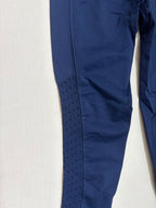 Fabletics Leggings Extra Small Navy blue Synthetic, mesh panels