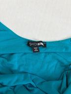 Fashion Nova Dresses/Rompers Extra Small Turquoise Rayon and Spandex