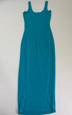 Fashion Nova Dresses/Rompers Extra Small Turquoise Rayon and Spandex