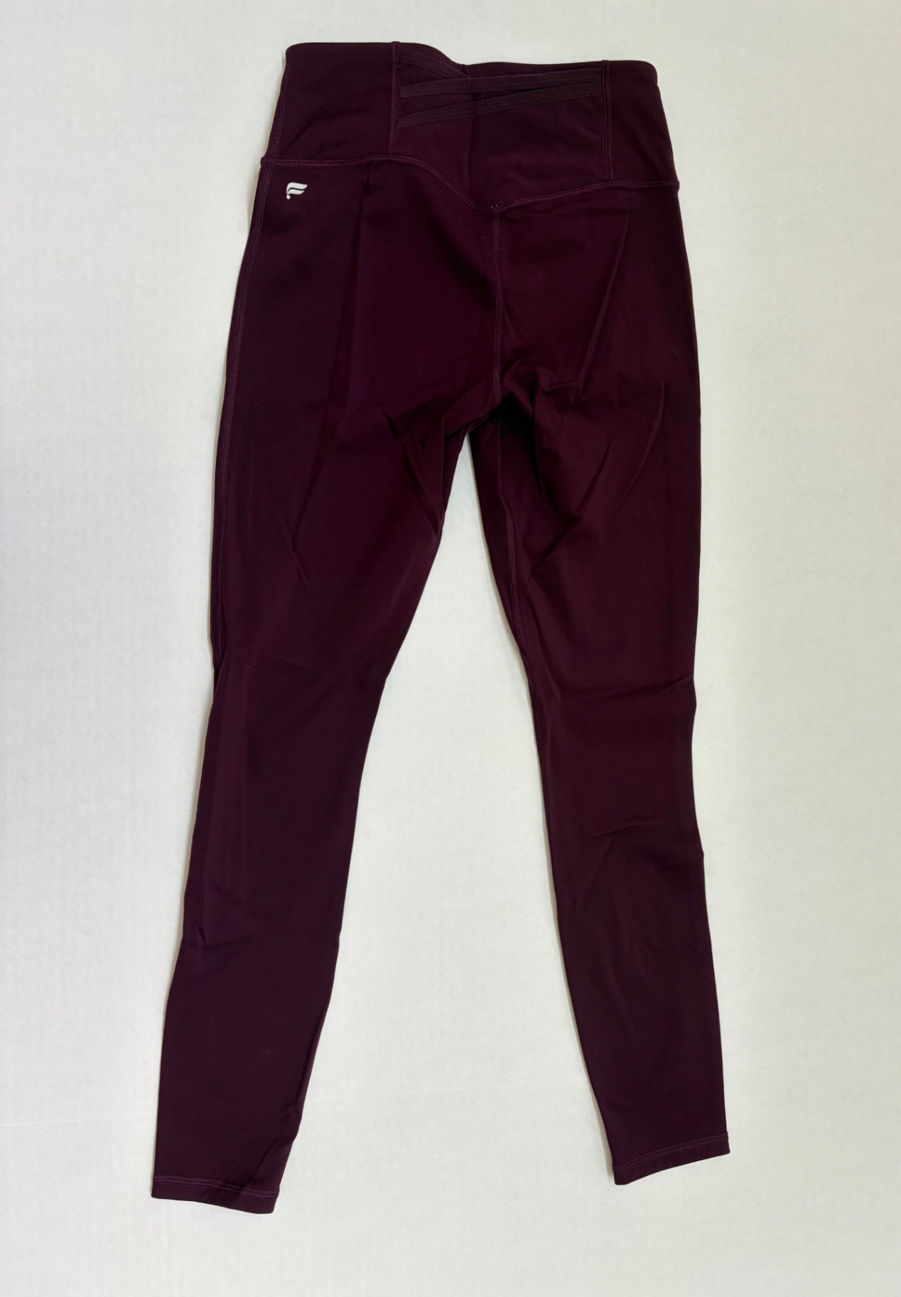 Fabletics Leggings Small Burgundy Nylon and Elastane
