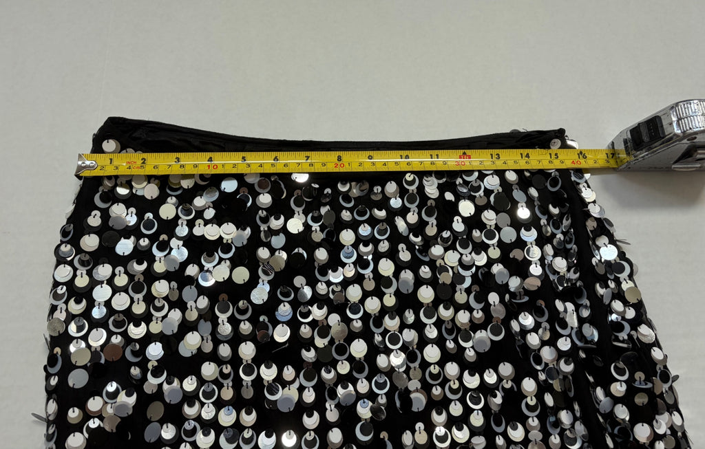Unknown Skirts/Skorts 31W Black Sequin fabric