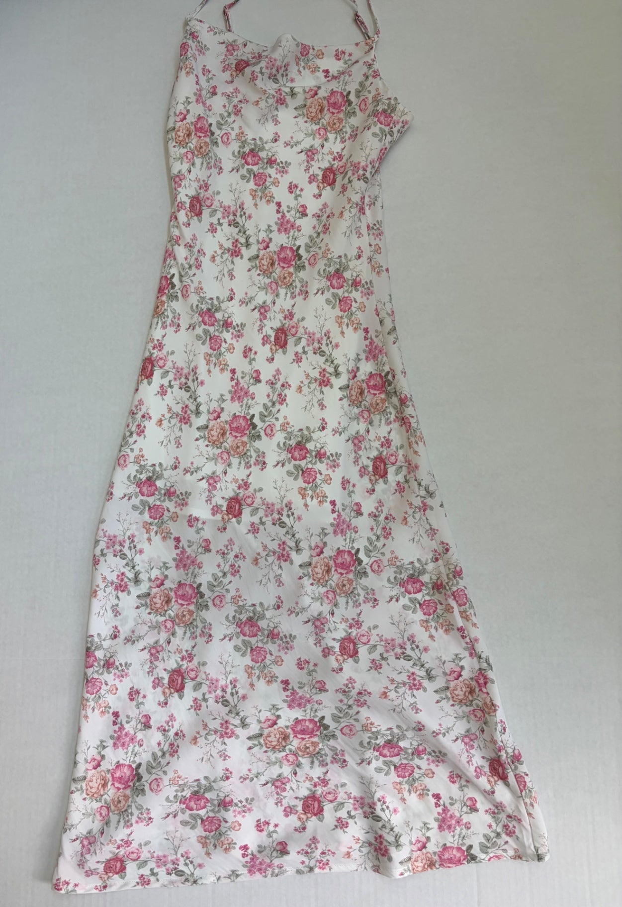 ALTAR'D STATE Dresses/Rompers Extra Small White with pink and peach floral pattern Polyester (shell and lining)