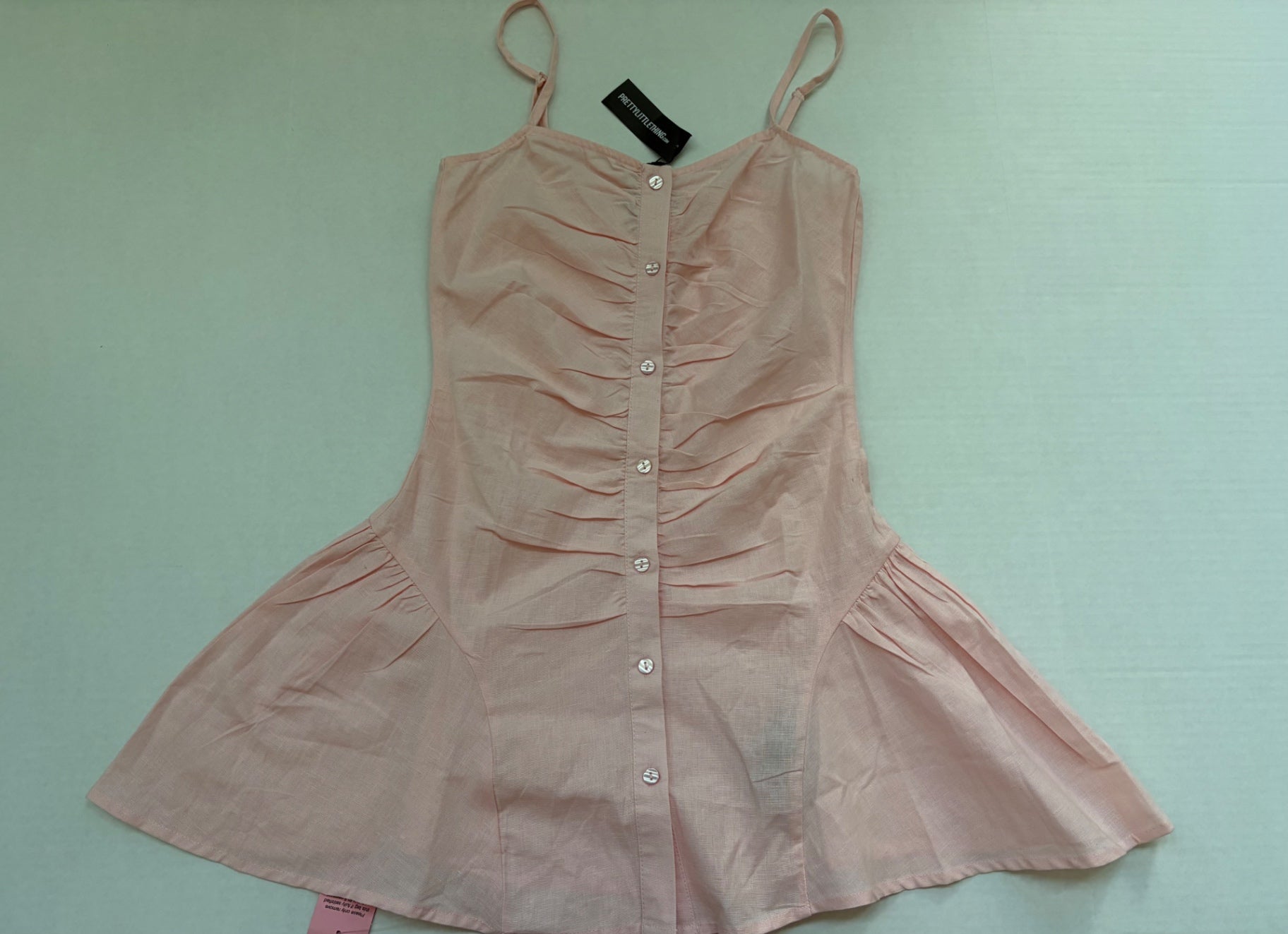 Pretty Little Thing Dresses/Rompers 0 Pink Linen, Cotton