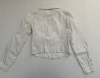 Edikted Tops Small White with black stripes Cotton
