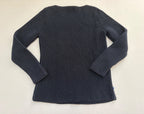 Lauren Ralph Lauren Sweater Medium Navy Blue Knitted fabric, Cotton