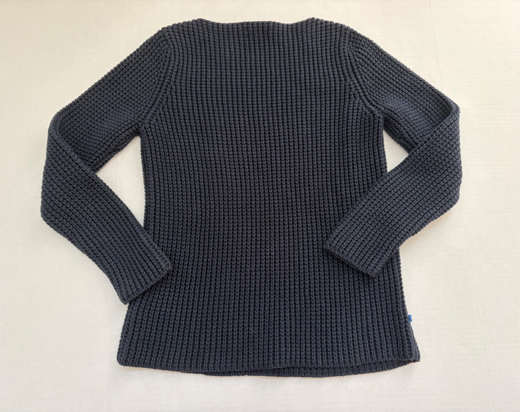 Lauren Ralph Lauren Sweater Medium Navy Blue Knitted fabric, Cotton
