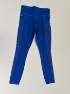 Fabletics Leggings Extra Small Blue Synthetic/Performance Fabric