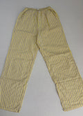 Aerie Pants Extra Small Yellow with multicolor stripes Cotton, modal