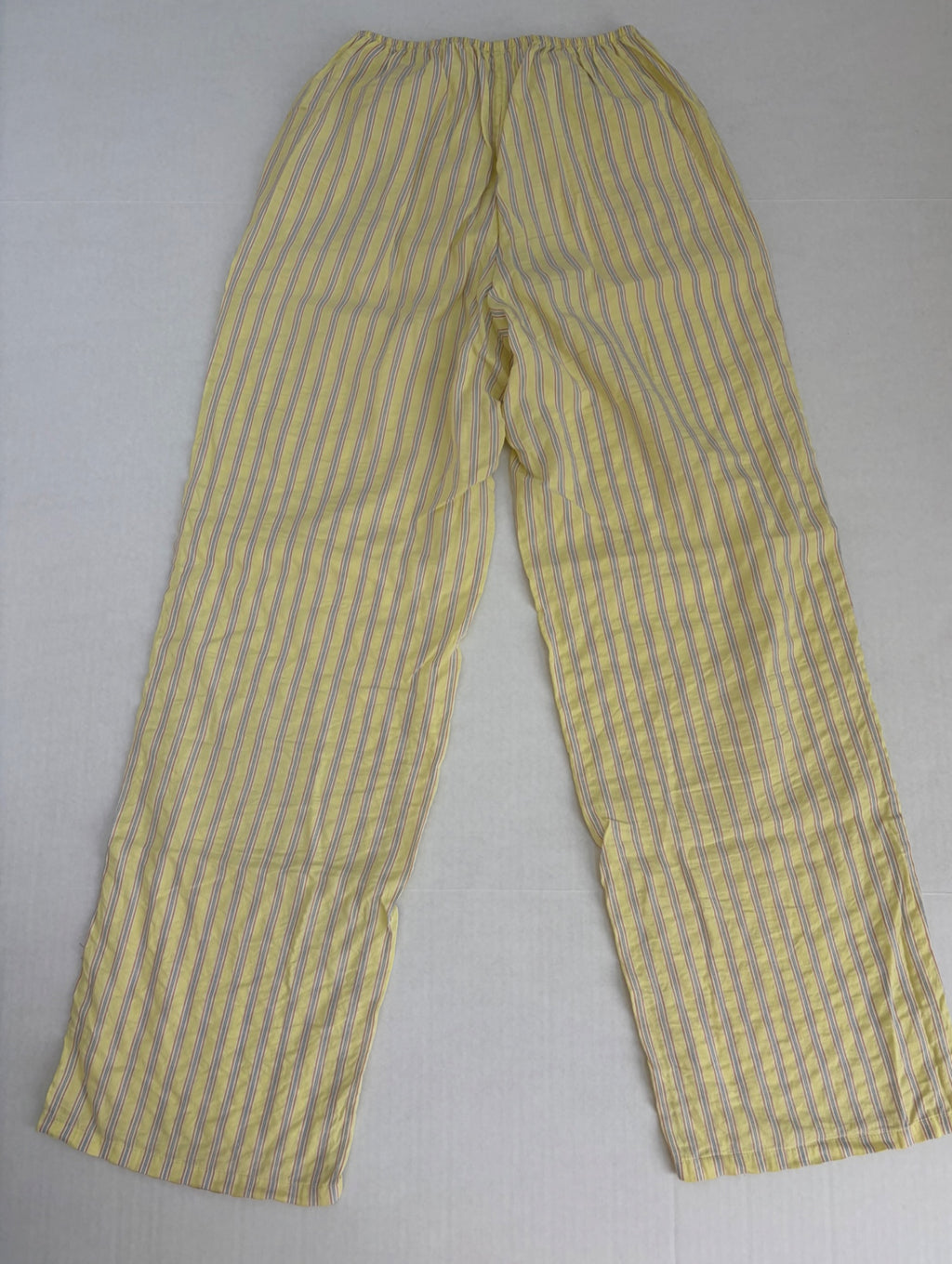 Aerie Pants Extra Small Yellow with multicolor stripes Cotton, modal