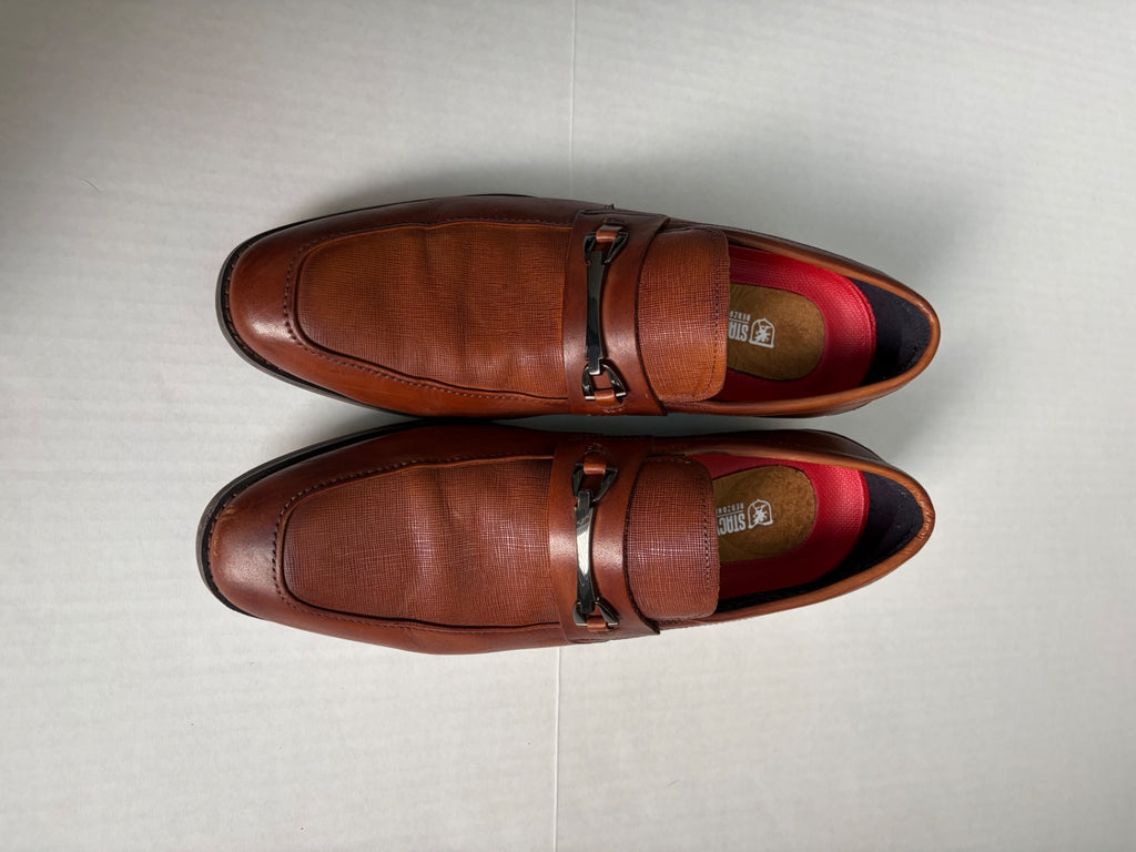 Stacy Adams Shoes 9.5M Brown Leather