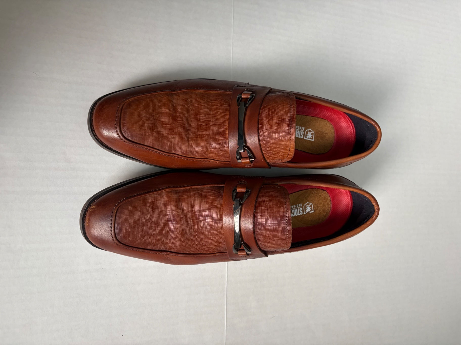 Stacy Adams Shoes 9.5M Brown Leather